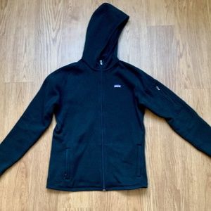 Patagonia Black Better Sweater Hooded Fleece Jacket